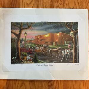 Horse & Buggy Days Limited Edition Print by JD Speltz—Signed and numbered Art